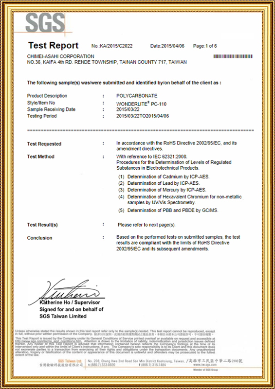 Rapport de test