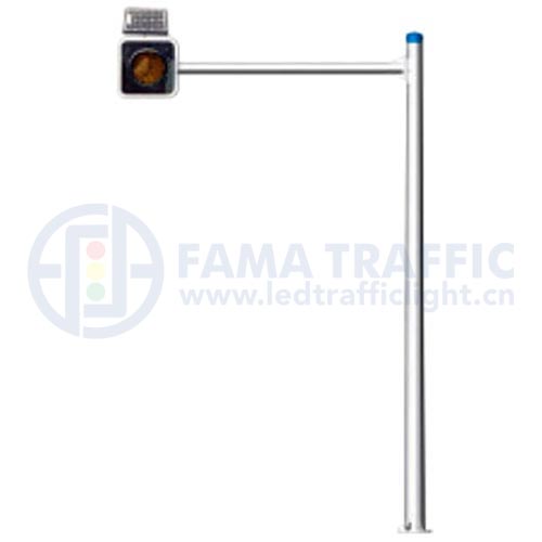 Poteau de feu de circulation octogonal de 6,5 m