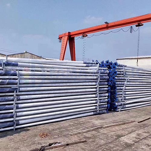 Poteau de feu de circulation octogonal de 6,5 m