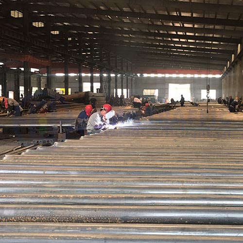 Poteau de feu de circulation octogonal de 6,5 m