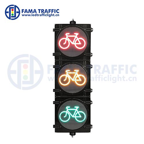 Feu de circulation LED RYG à haut flux de 300 mm pour vélo