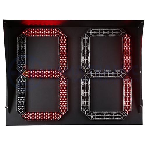 Compteur de trafic bicolore à deux chiffres 800 x 600 mm