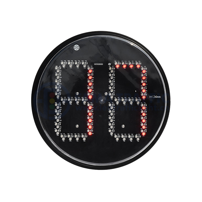 Module de feux de circulation à LED 300 mm avec compte à rebours sans lentille