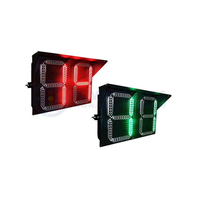 Boîtier PC avec minuterie de compte à rebours à deux chiffres et LED bicolore 800 x 600 mm