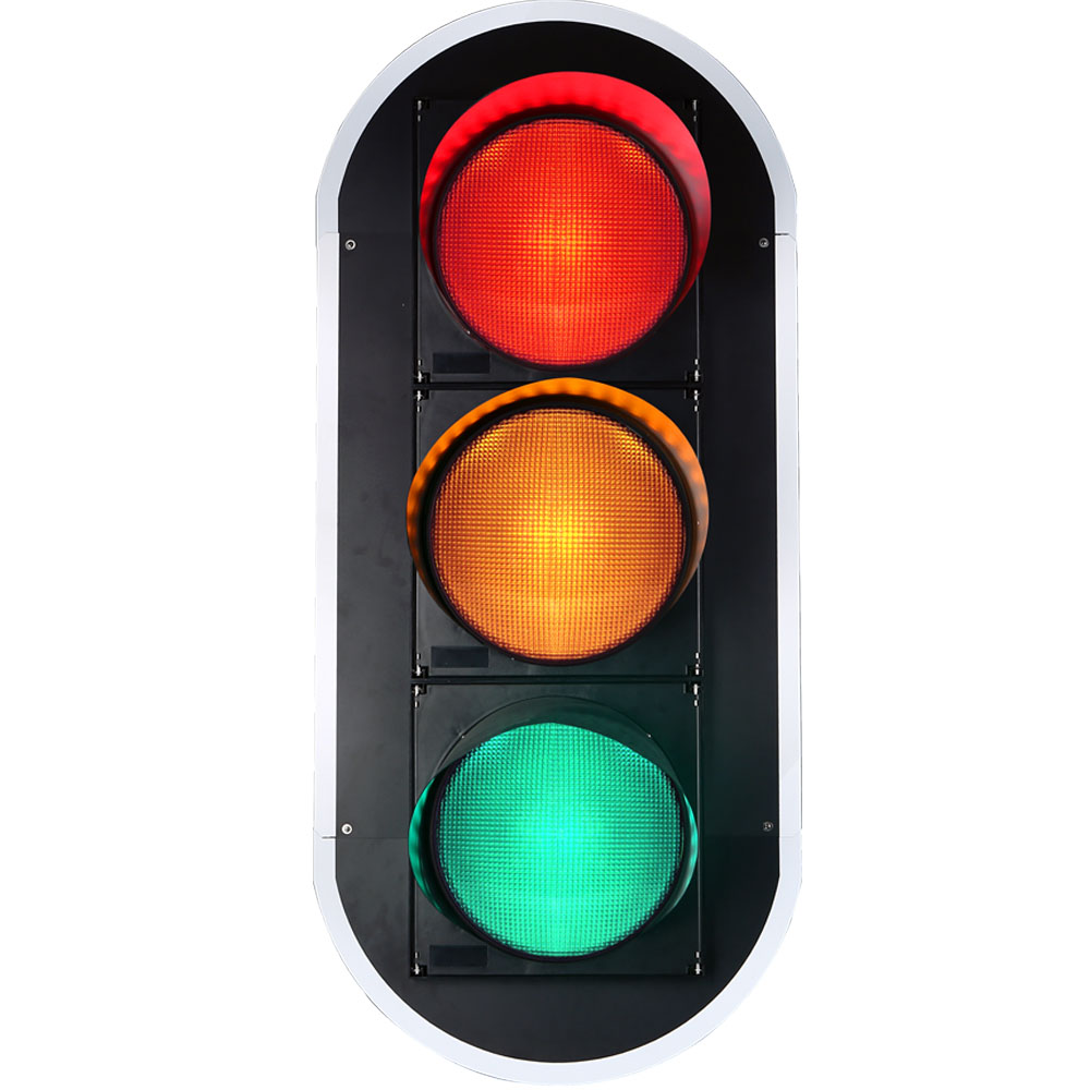 Feu de circulation &agrave; haute intensit&eacute; (rouge/jaune/vert) &agrave; bille pleine