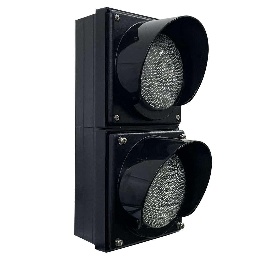 Feu de circulation à boule pleine rouge/vert à haut flux (deux unités)