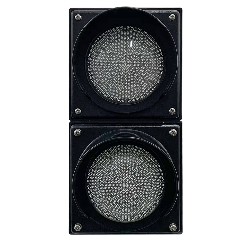 Feu de circulation à boule pleine rouge/vert à haut flux (deux unités)