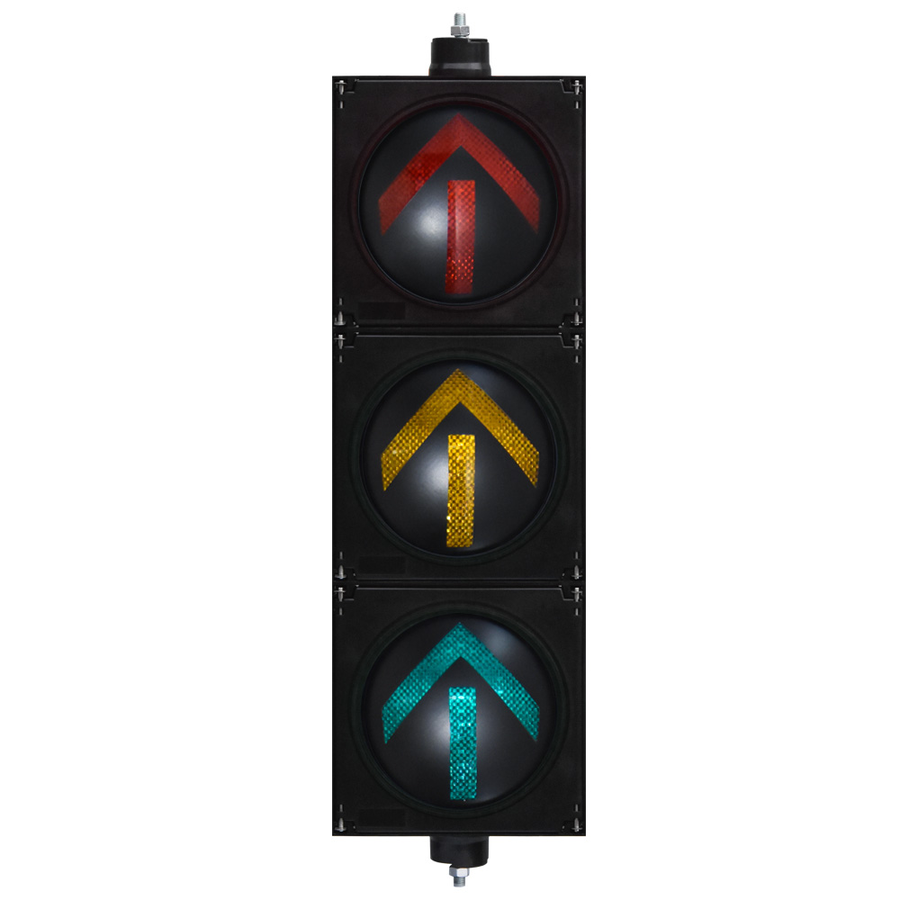 Feu de circulation à flèche rouge/jaune/vert à haut flux