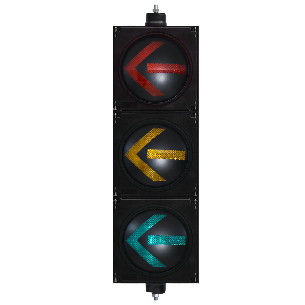 Feu de circulation à flèche rouge/jaune/vert à haut flux