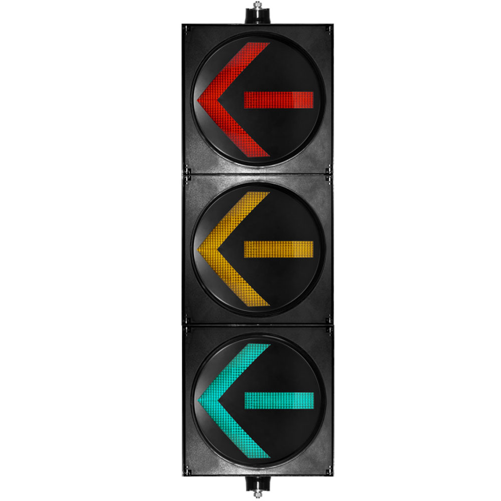 Feu de circulation à flèche rouge/jaune/vert à haut flux