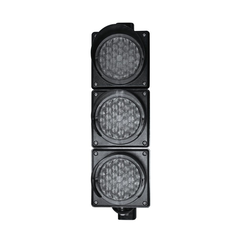 Feu de circulation à boule pleine rouge/jaune/vert à faible puissance