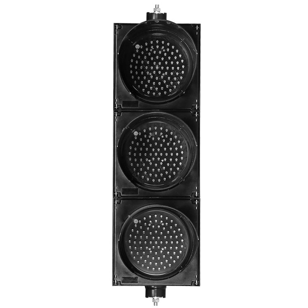 Feu de circulation à boule pleine rouge/jaune/vert à faible puissance