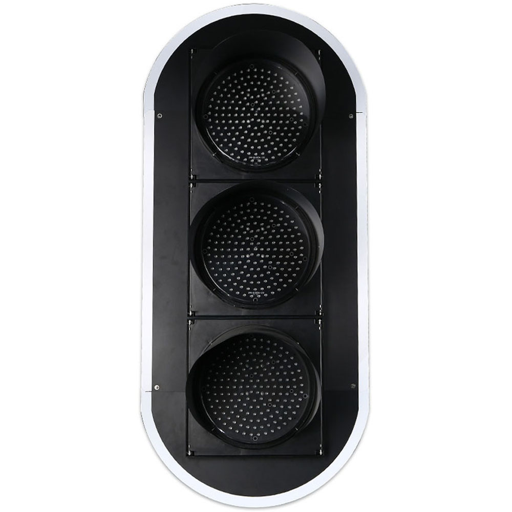 Feu de circulation à boule pleine rouge/jaune/vert à faible puissance