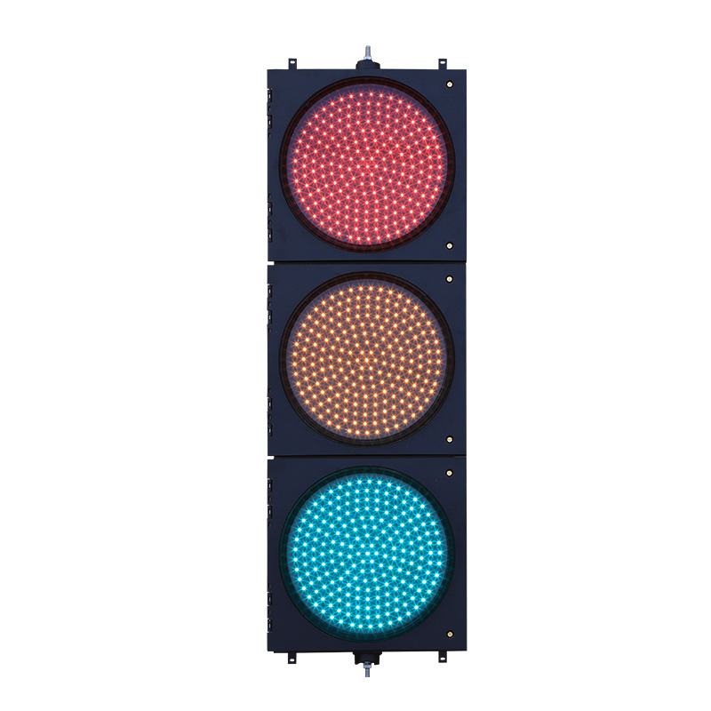 Feu de circulation à boule pleine rouge/jaune/vert à faible puissance