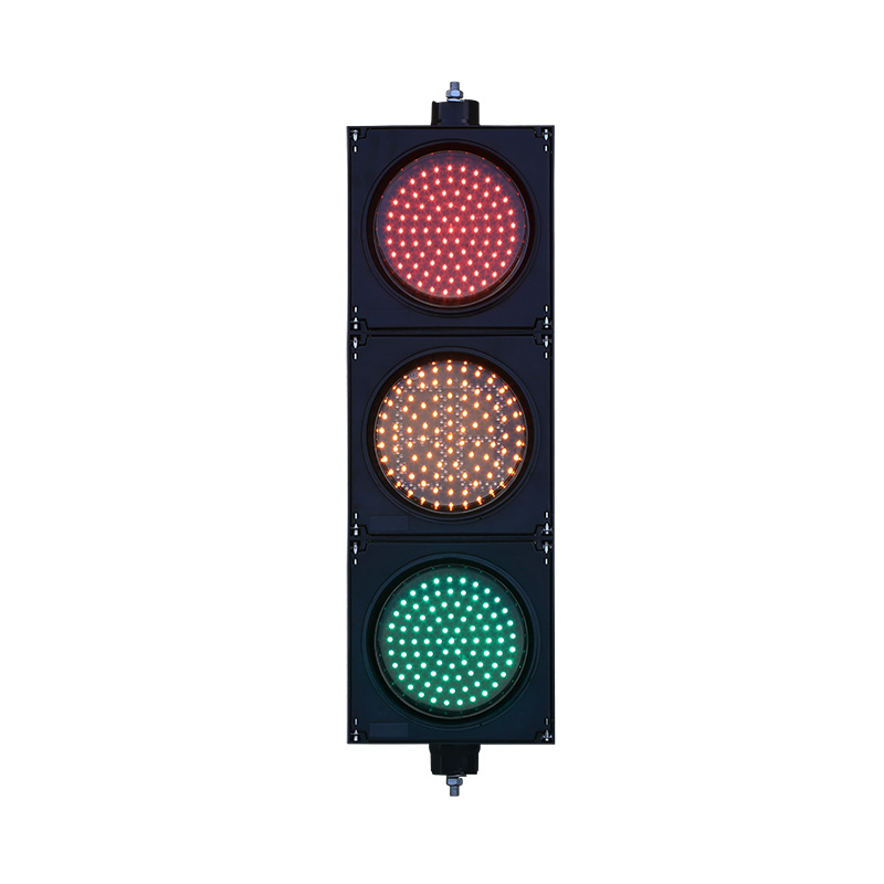 Feu de circulation à boule pleine rouge/jaune/vert à faible consommation avec compte à rebours