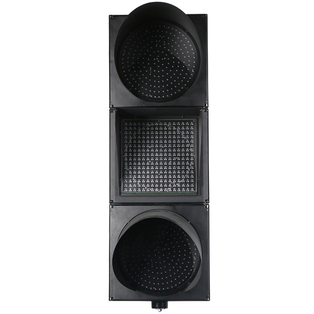 Feu de circulation à boule pleine rouge/jaune/vert à faible consommation avec compte à rebours à matrice de points