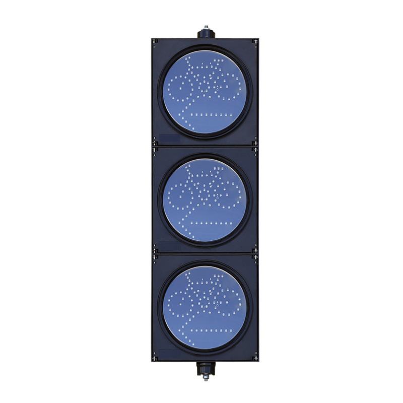 Feu de circulation à flèche et vélo à faible consommation