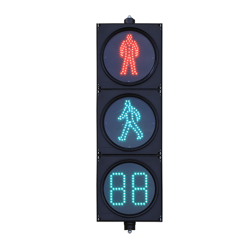 Feu de circulation pour piétons à faible consommation avec compte à rebours