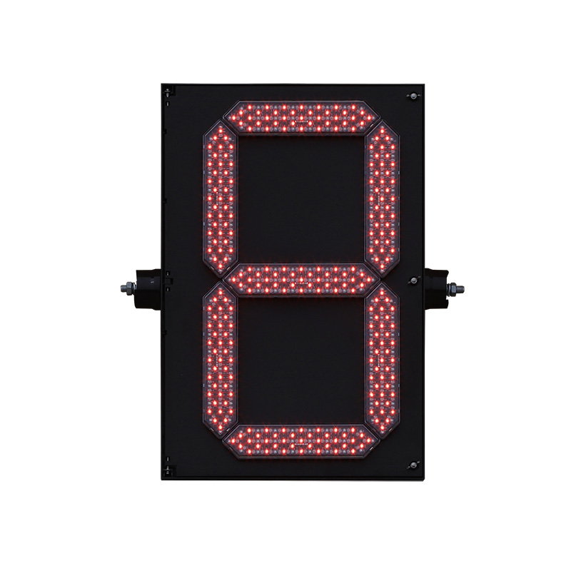Feu de circulation à compte à rebours de type segment (type boîte)