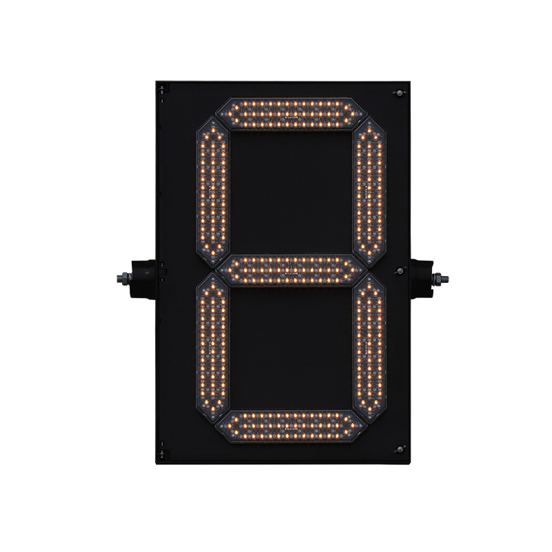 Feu de circulation à compte à rebours de type segment (type boîte)