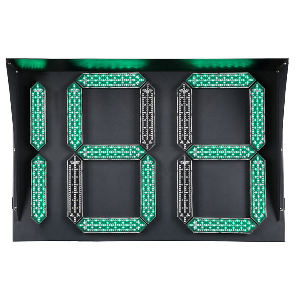 Feu de circulation à compte à rebours de type segment (type boîte)