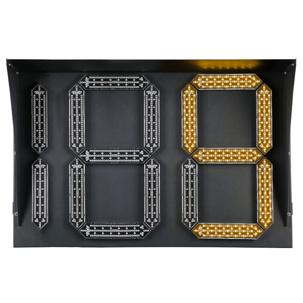 Feu de circulation à compte à rebours de type segment (type boîte)