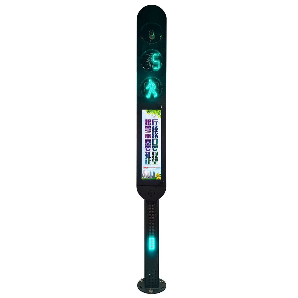 Détection intelligente des piétons avec feu de circulation intégré