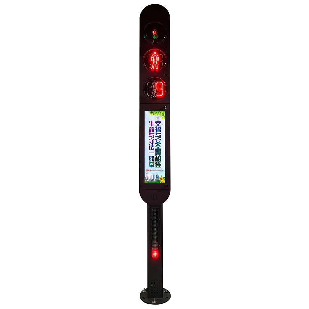 Détection intelligente des piétons avec feu de circulation intégré