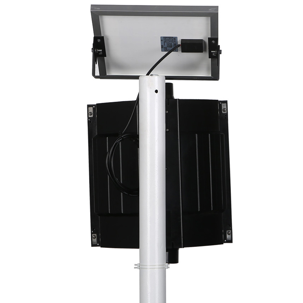 Feu clignotant jaune à énergie solaire