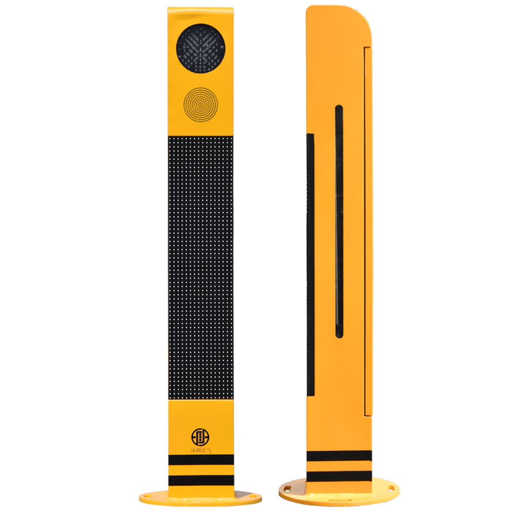 Lampadaire piétonnier avec écran modulaire