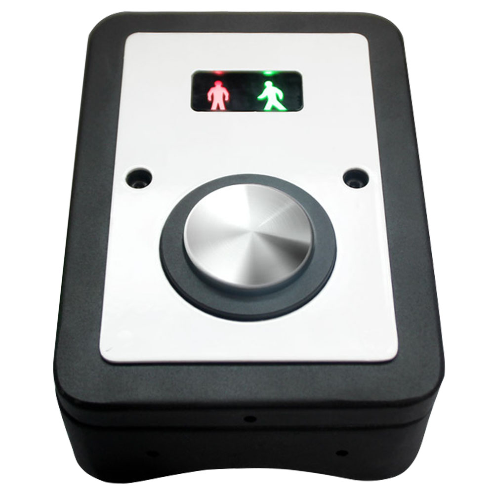 Bouton poussoir pour passage piéton
