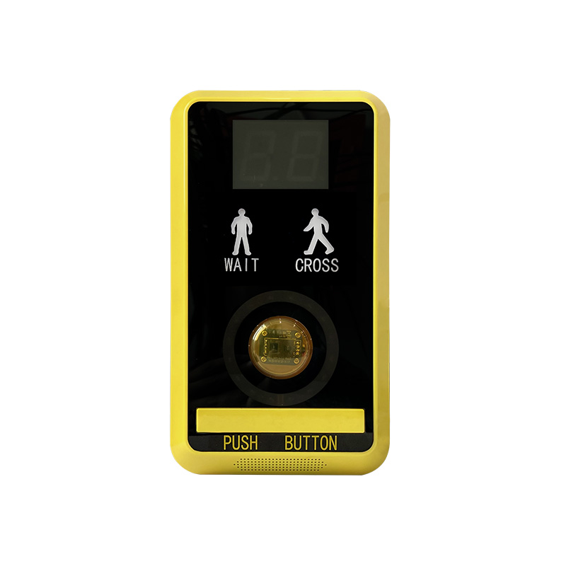 Bouton-poussoir de passage pour piétons à induction