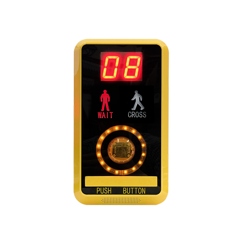 Bouton-poussoir de passage pour piétons à induction