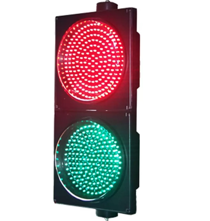 Feu de circulation à boule pleine rouge/vert à faible puissance Feu de circulation à boule pleine rouge/vert à faible puissance