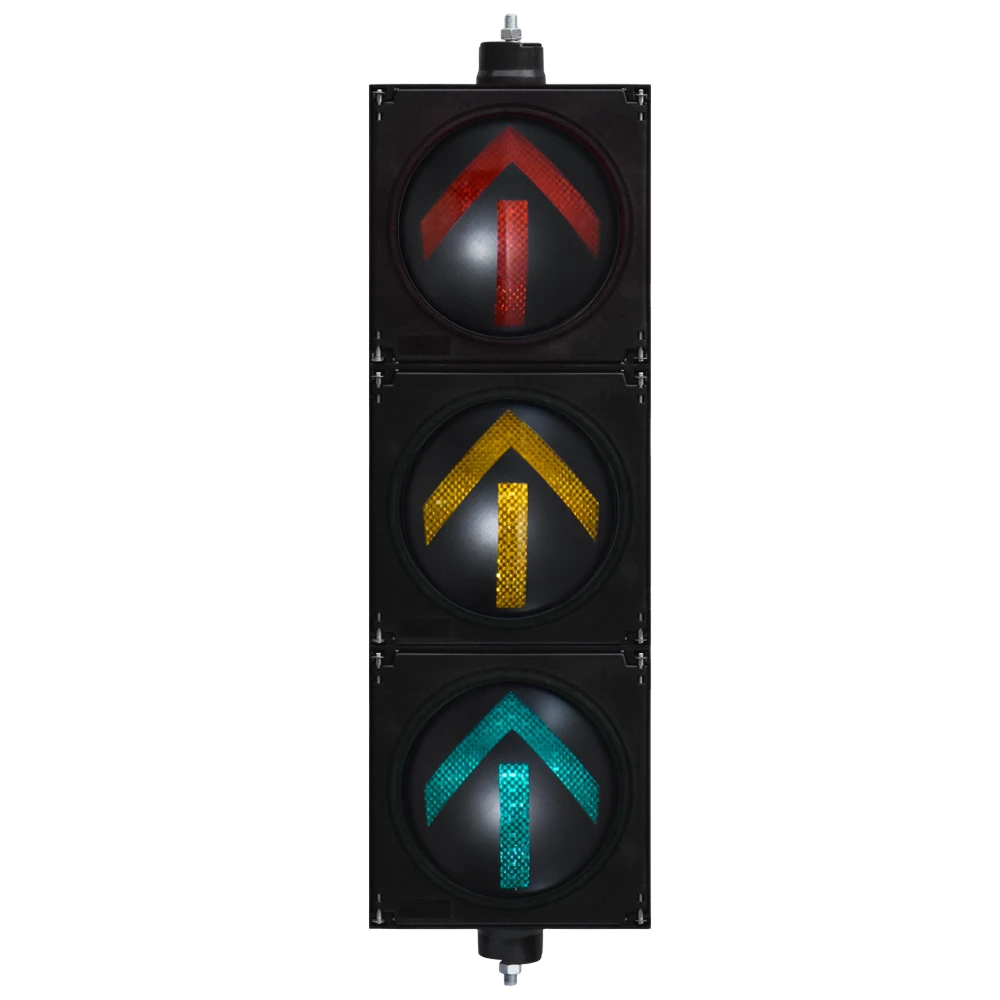 Feu de circulation à flèche rouge/jaune/vert à haut flux