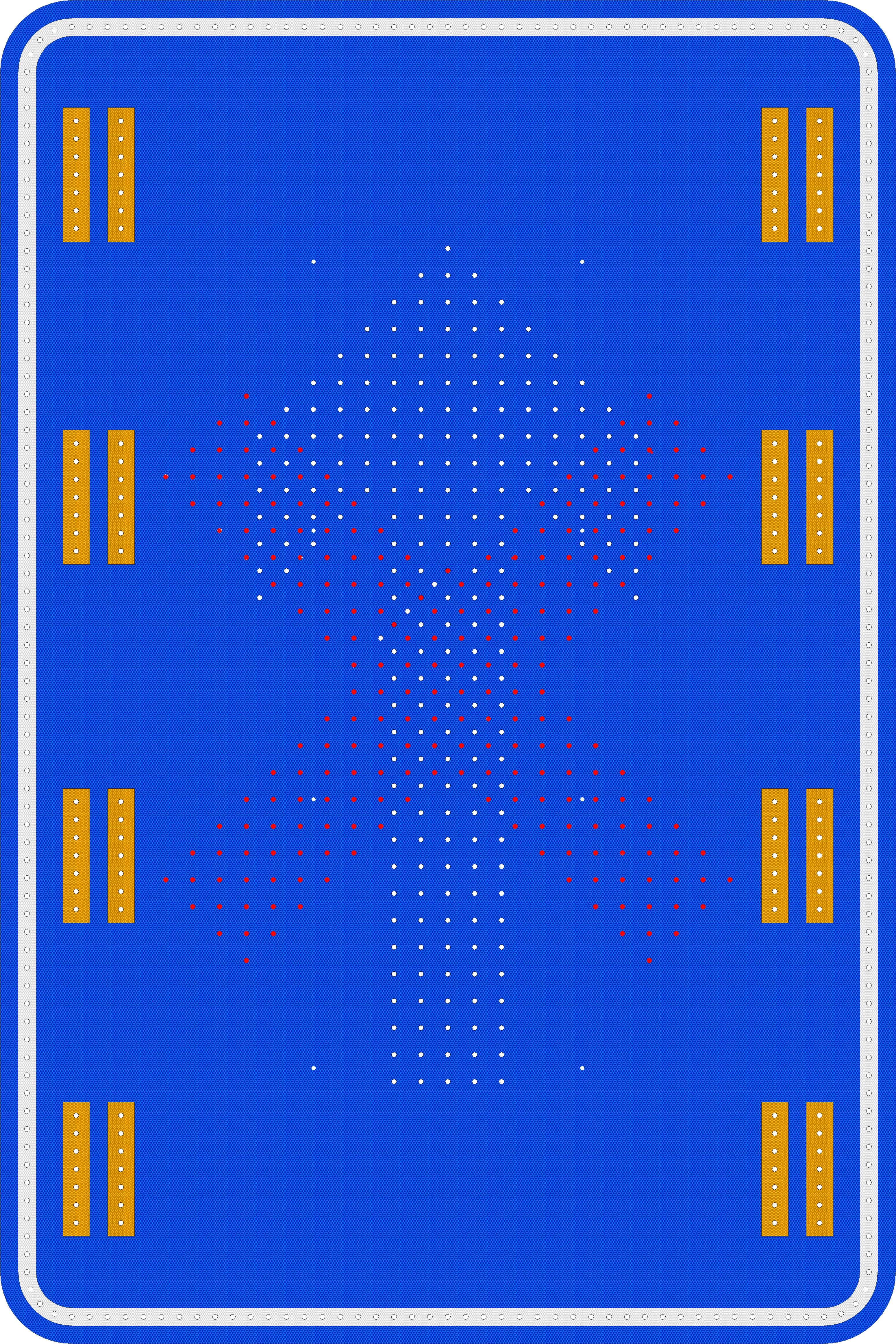 Panneau de contr&ocirc;le de voie