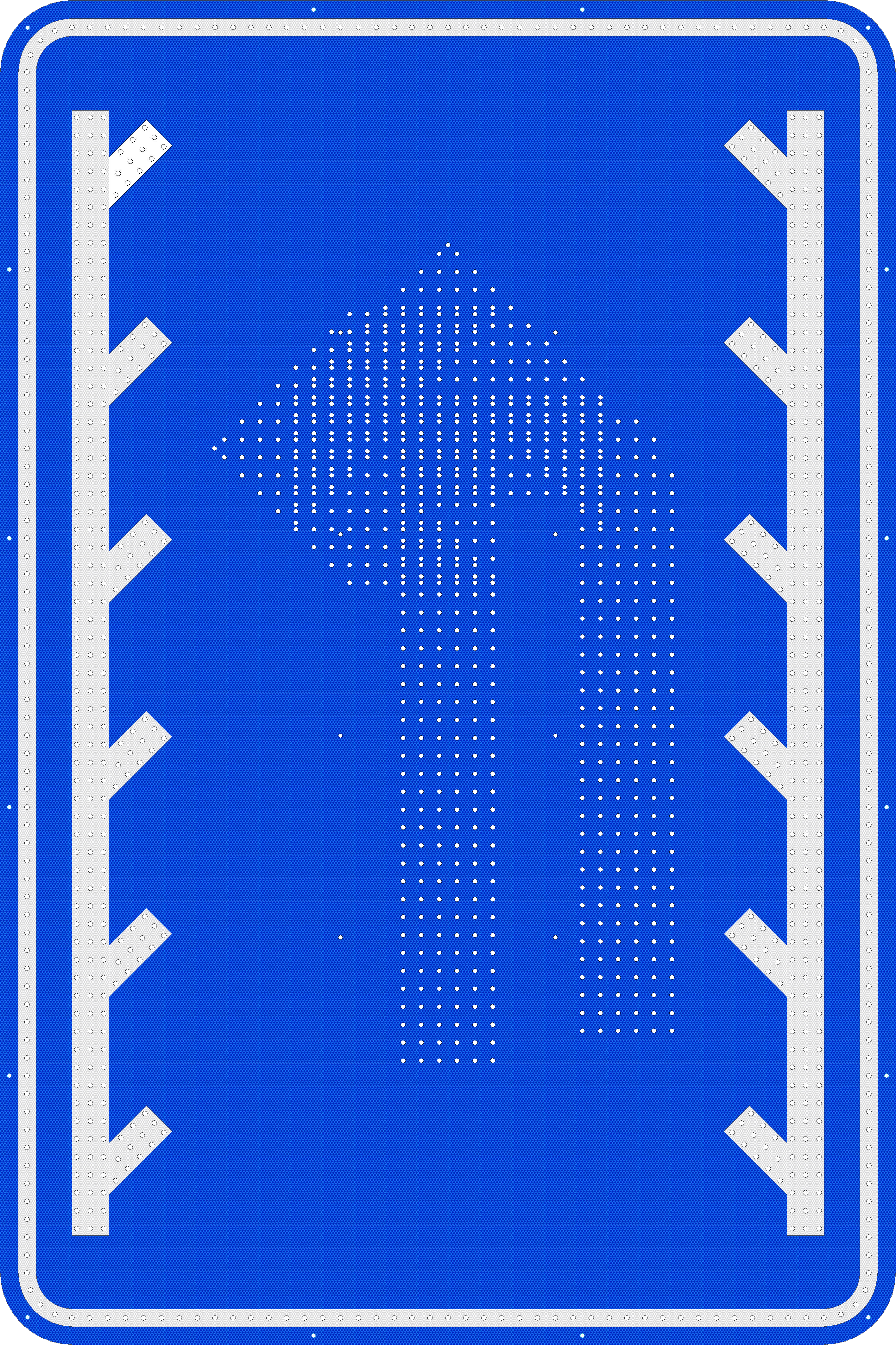 Panneau de contr&ocirc;le de voie