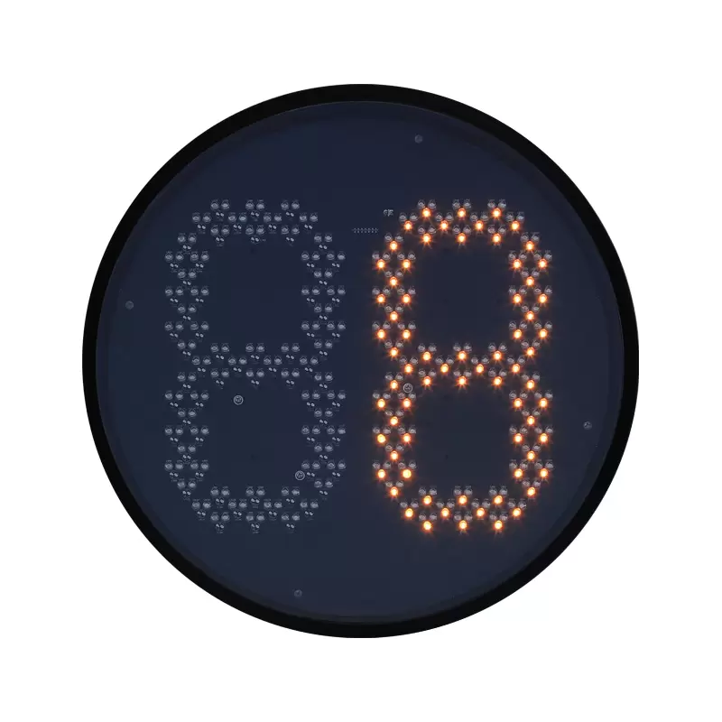Module de feux de signalisation avec compte à rebours